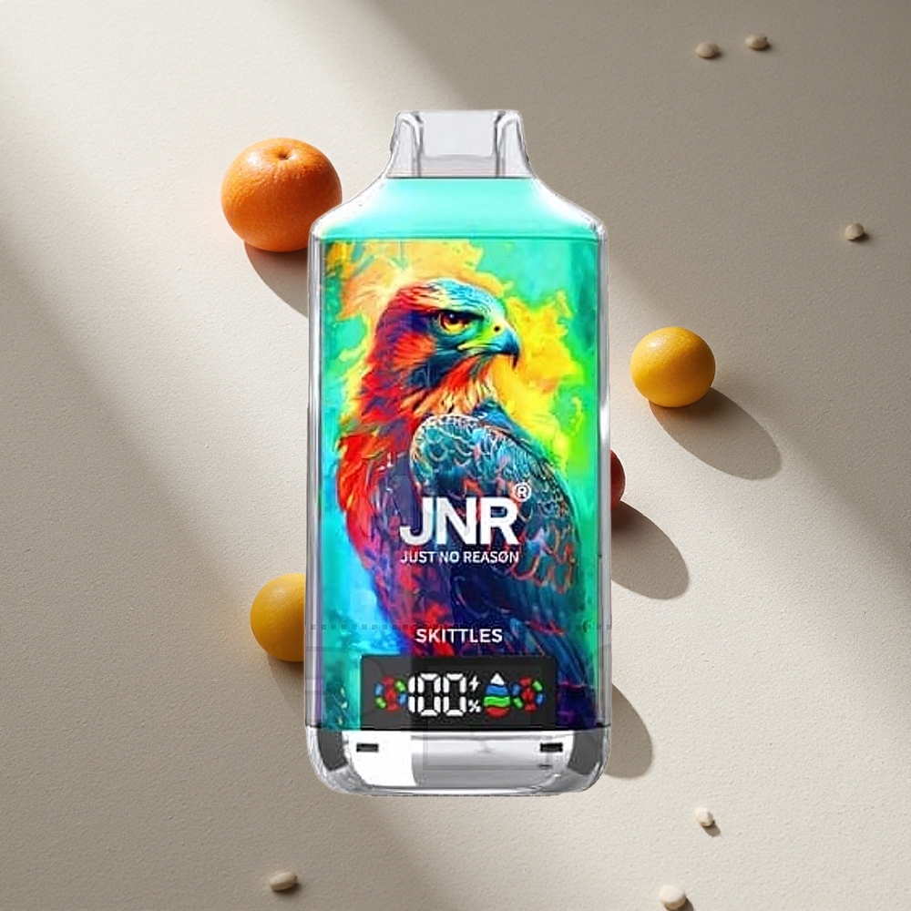 JNR Falcon X 18000 Puffs Vape Skittles (Sabores) con Pantalla Digital y Carga Rápida Type-C - Argentina wholesale