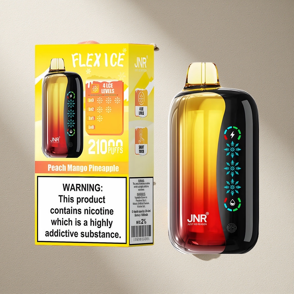 JNR Flex Ice 21000 Puffs Melocotón Mango Piña Ajuste de Hielo Pantalla Táctil Argentina wholesale