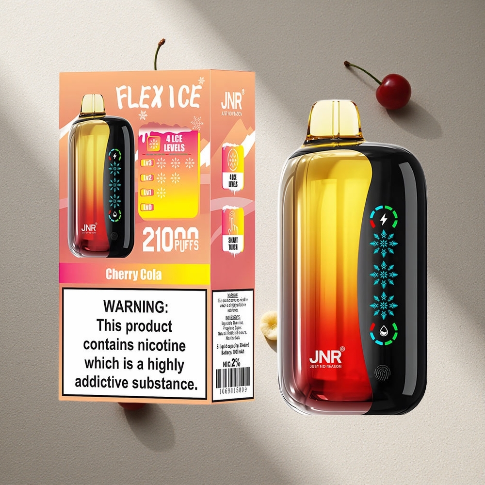 JNR Flex Ice 21000 Puffs Vape Desechable Cereza Cola Pantalla Táctil Argentina wholesale