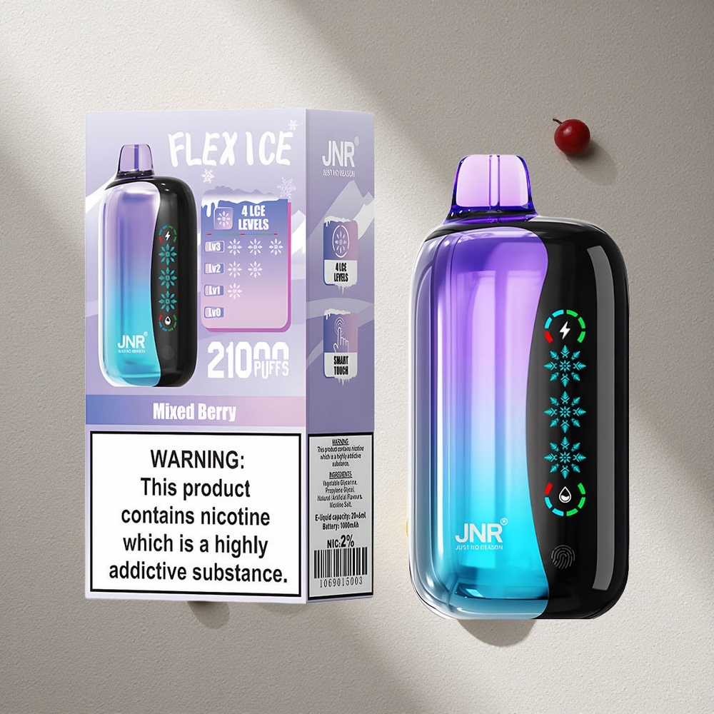 JNR Flex Ice 21000 Puffs Vape Desechable Frutas Mixtas Pantalla Táctil Argentina wholesale