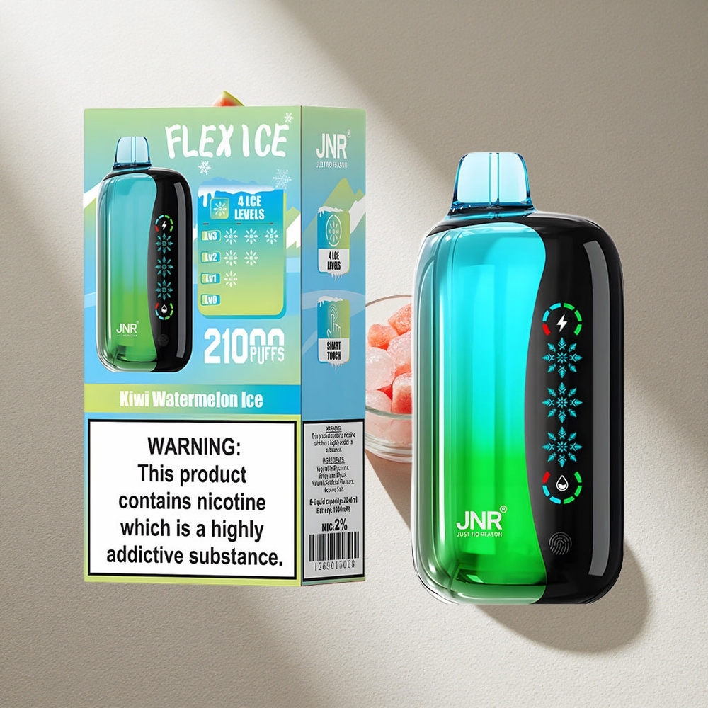JNR Flex Ice 21000 Puffs Vape Desechable Kiwi Sandía Hielo Pantalla Táctil Argentina wholesale