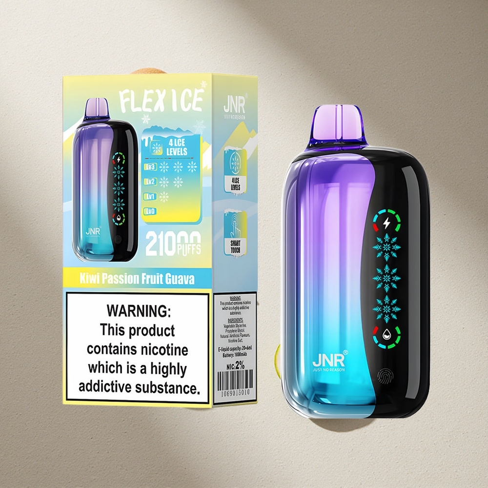 JNR Flex Ice 21000 Puffs Vape Dispositivo Kiwi Maracuyá Guayaba Pantalla Táctil Argentina wholesale
