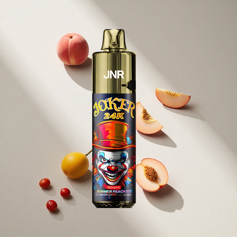 JNR Joker 24K Puffs Durazno Verano Helado Diseño Lateral Recargable Argentina wholesale