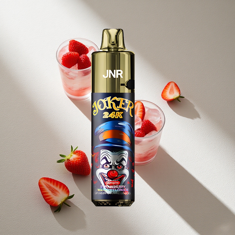 JNR Joker 24K Puffs Fresa Sandía Hielo Recargable 24000 Puffs Niveles de Líquido Visibles Argentina wholesale