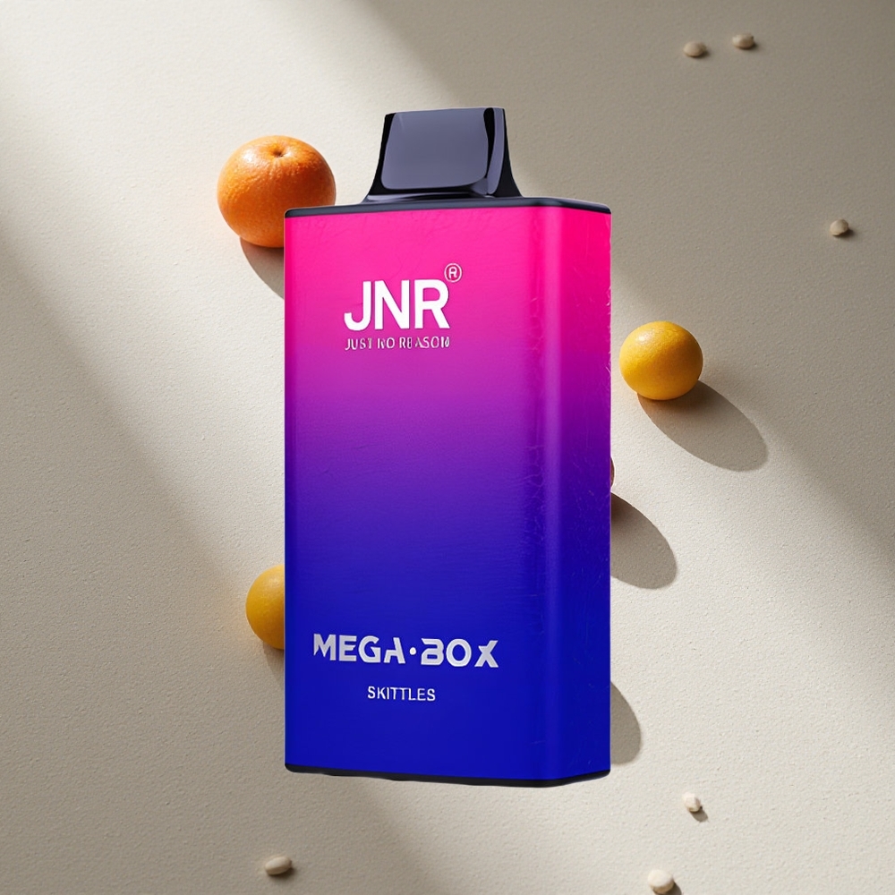 JNR Mega Box 25000 Puffs Desechable Vape Skittles (Sabor Frutal) con 30ml de Líquido y Carga Rápida Type-C Argentina wholesale