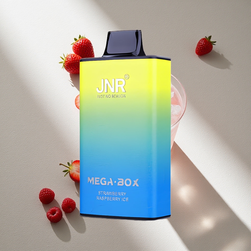 JNR Mega Box 25000 Puffs Fresa Frambuesa Hielo 30ml Capacidad Argentina wholesale