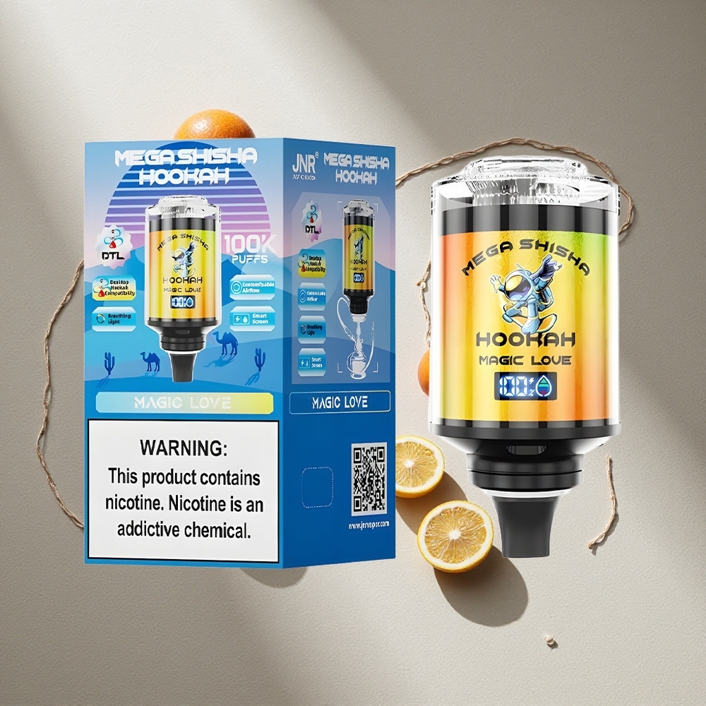 JNR Mega Shisha Hookah 100K Pantalla Inteligente Interactiva Argentina wholesale