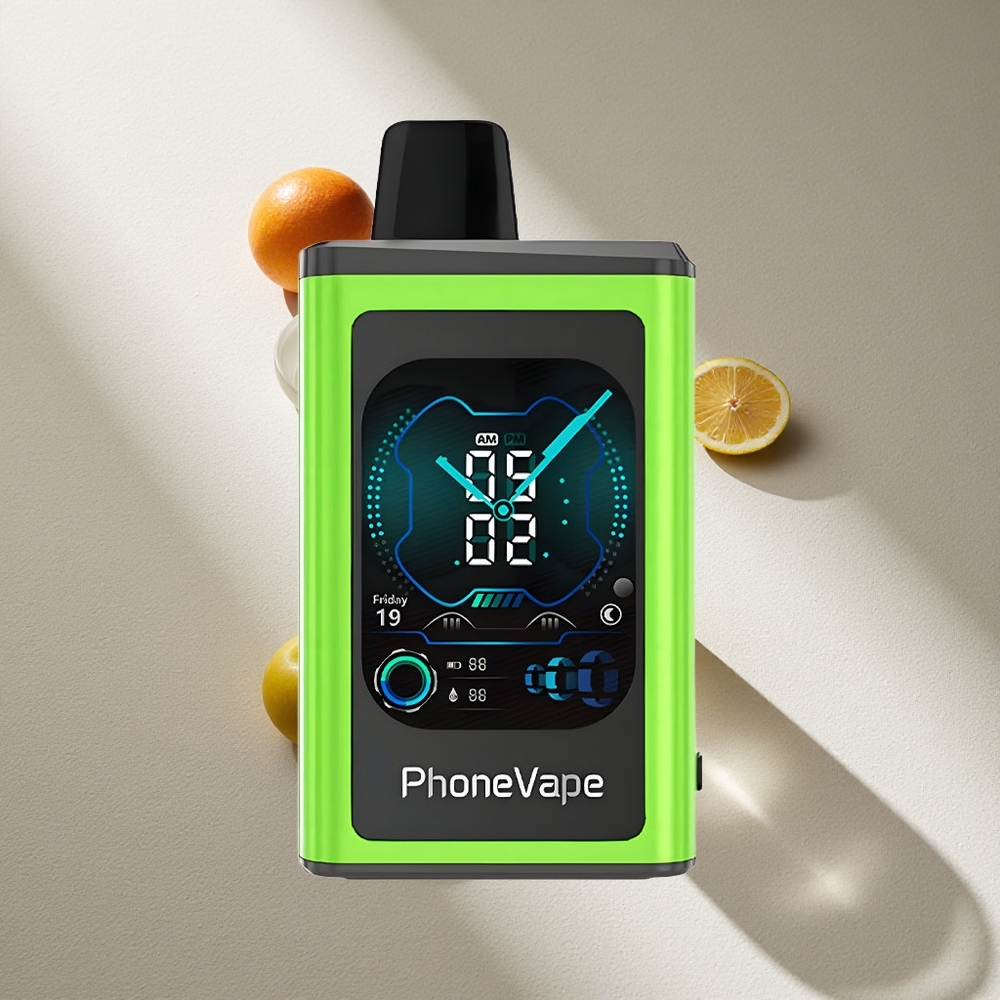 JNR PhoneVape 30000 Puffs Manzana Ácida Helada con Batería Recargable 850mAh Tipo-C y Pantalla Completa Argentina wholesale