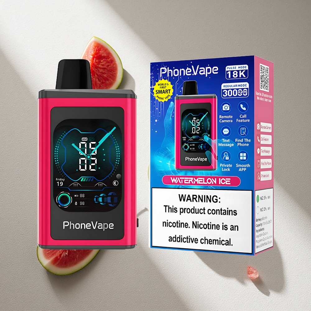 JNR PhoneVape 30000 Puffs Vape Desechable Sandía Helada Pantalla Completa Argentina wholesale