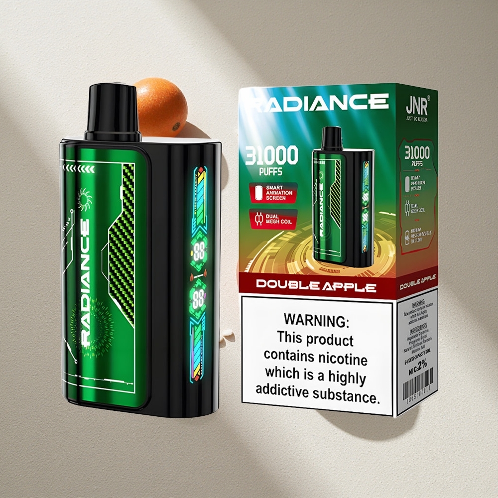 JNR Radiance 31000 Puffs Doble Manzana Pantalla Animación Inteligente Argentina wholesale