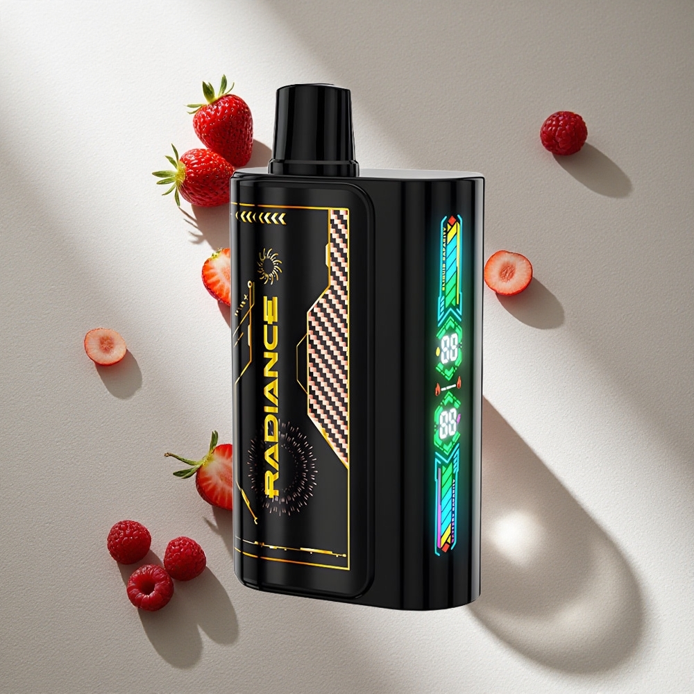 JNR Radiance 31000 Puffs Fresa Frambuesa Cereza Hielo Pantalla Inteligente Argentina wholesale