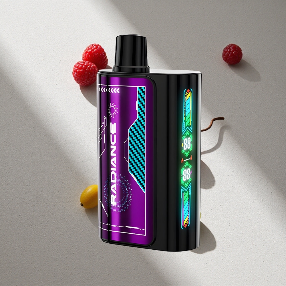 JNR Radiance 31000 Puffs Vape Desechable Arándano Agrio Frambuesa Pantalla Animación Inteligente Argentina wholesale