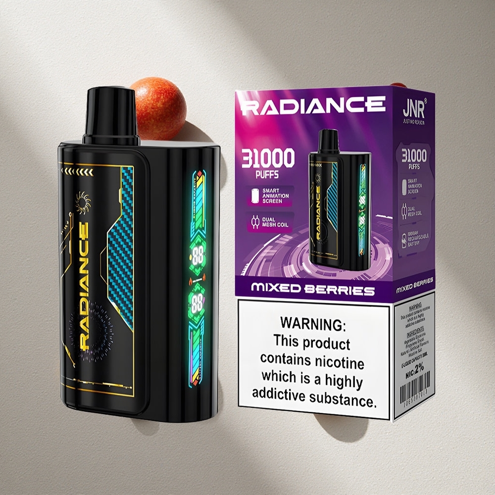 JNR Radiance 31000 Puffs Vape Desechable Frutos Mixtos Pantalla Inteligente Argentina wholesale