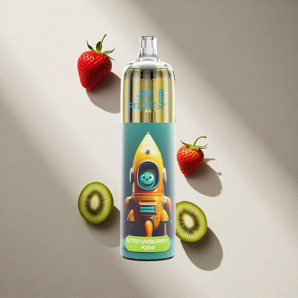 JNR Rocket-X 12400 Puffs Fresa Kiwi Vape Desechable con RGB y Flujo de Aire Ajustable Argentina wholesale