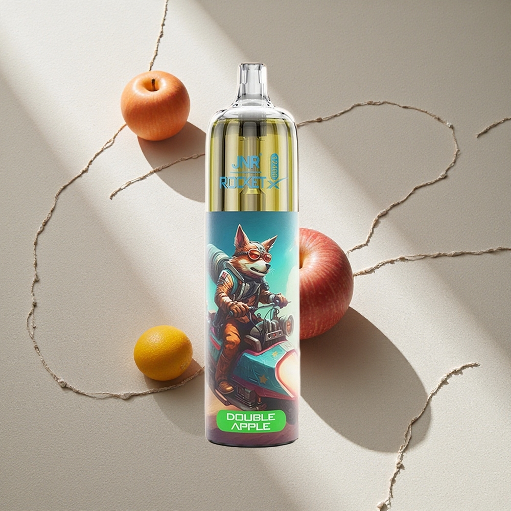 JNR Rocket-X 12400 Puffs Vape Desechable Doble Manzana con Flujo de Aire Ajustable y Luces RGB Argentina wholesale