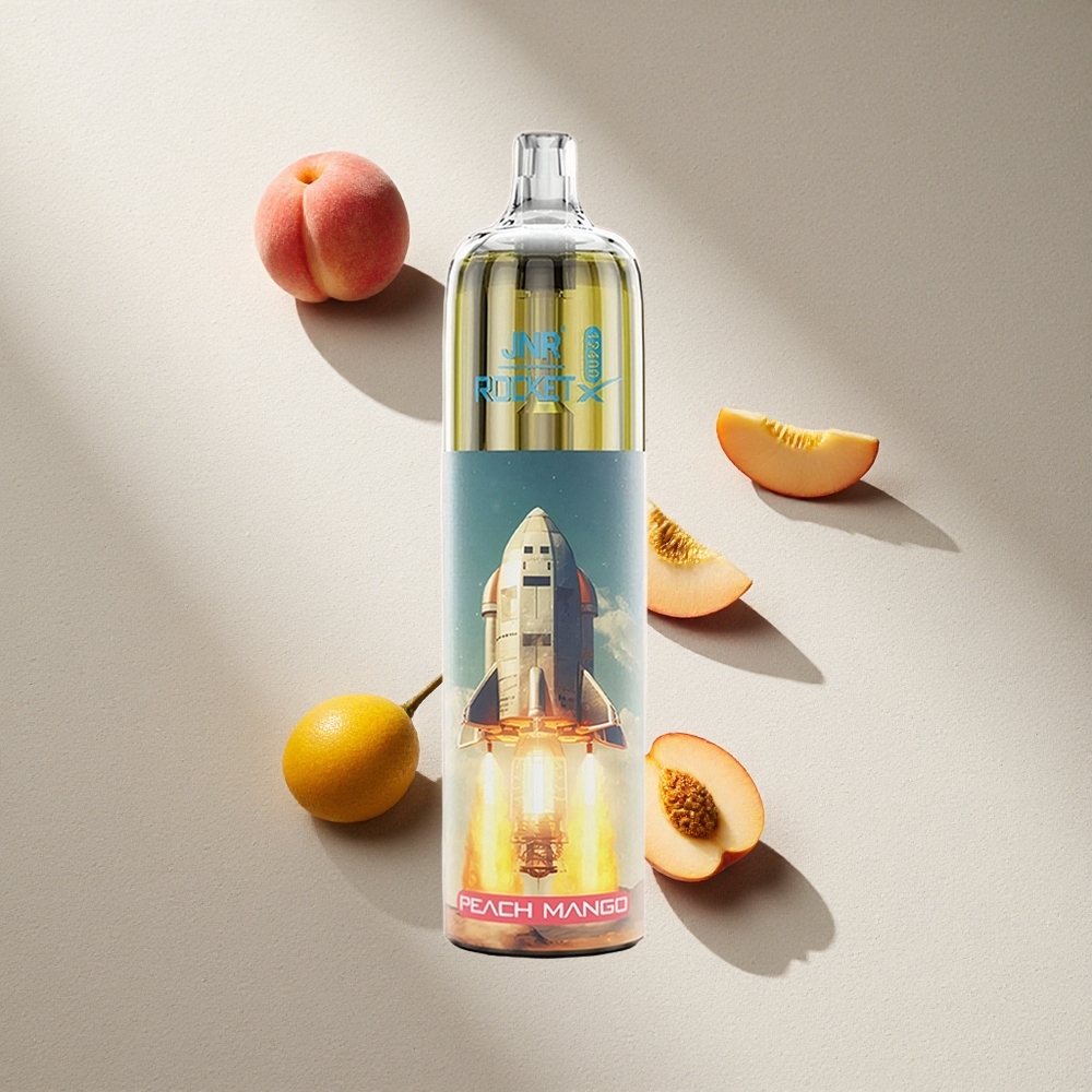 JNR Rocket-X 12400 Puffs Vape Desechable Durazno Mango Flujo de Aire Ajustable Argentina wholesale