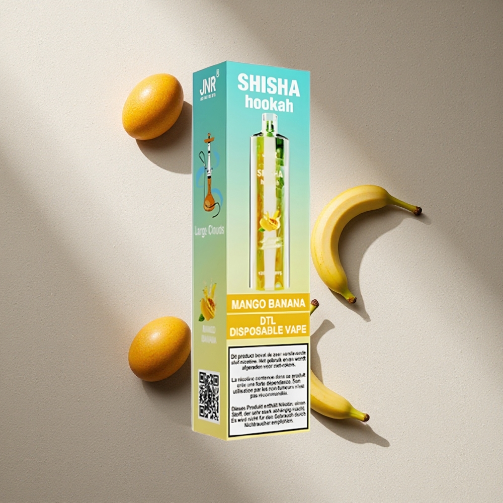 JNR Shisha Hookah 12000 Puffs Mango Banana 24ml E-Líquido Argentina wholesale