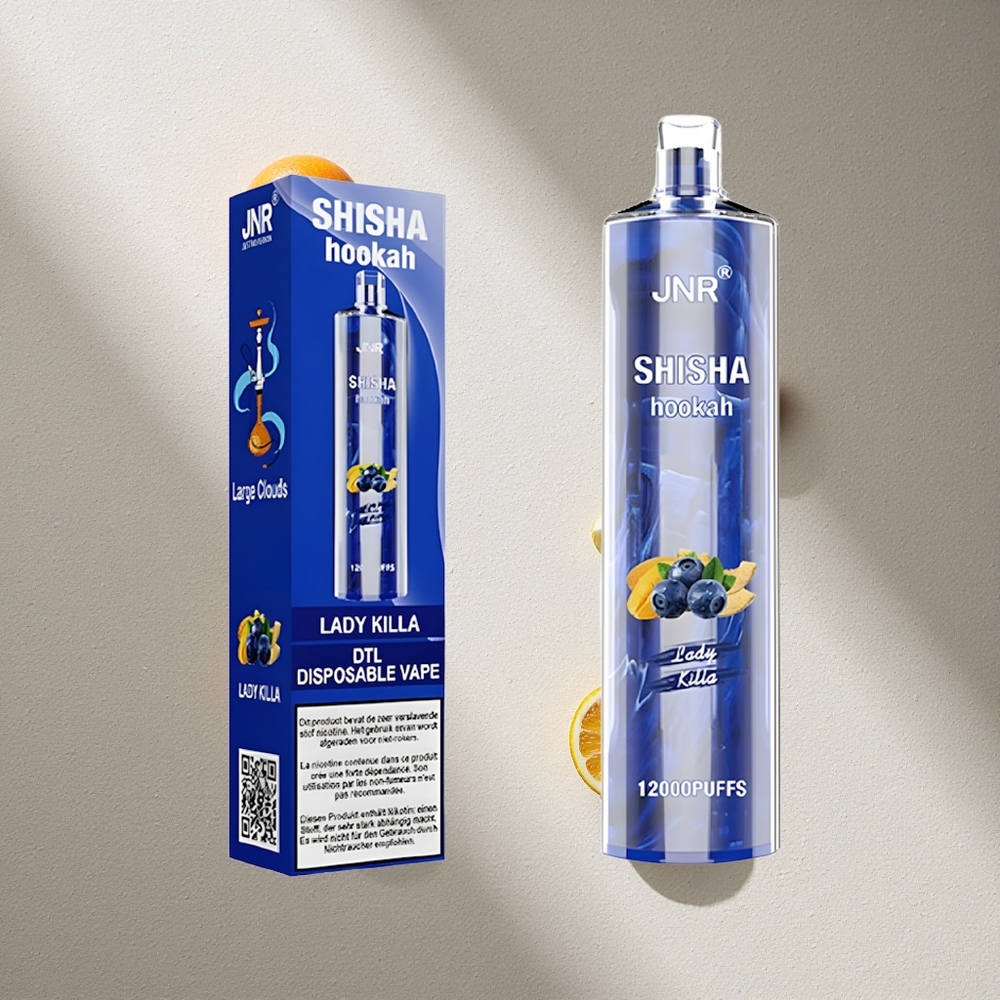 JNR Shisha Hookah 12000 Puffs Vape Desechable Lady Killa (Asesina de Damas) 24ml Argentina wholesale