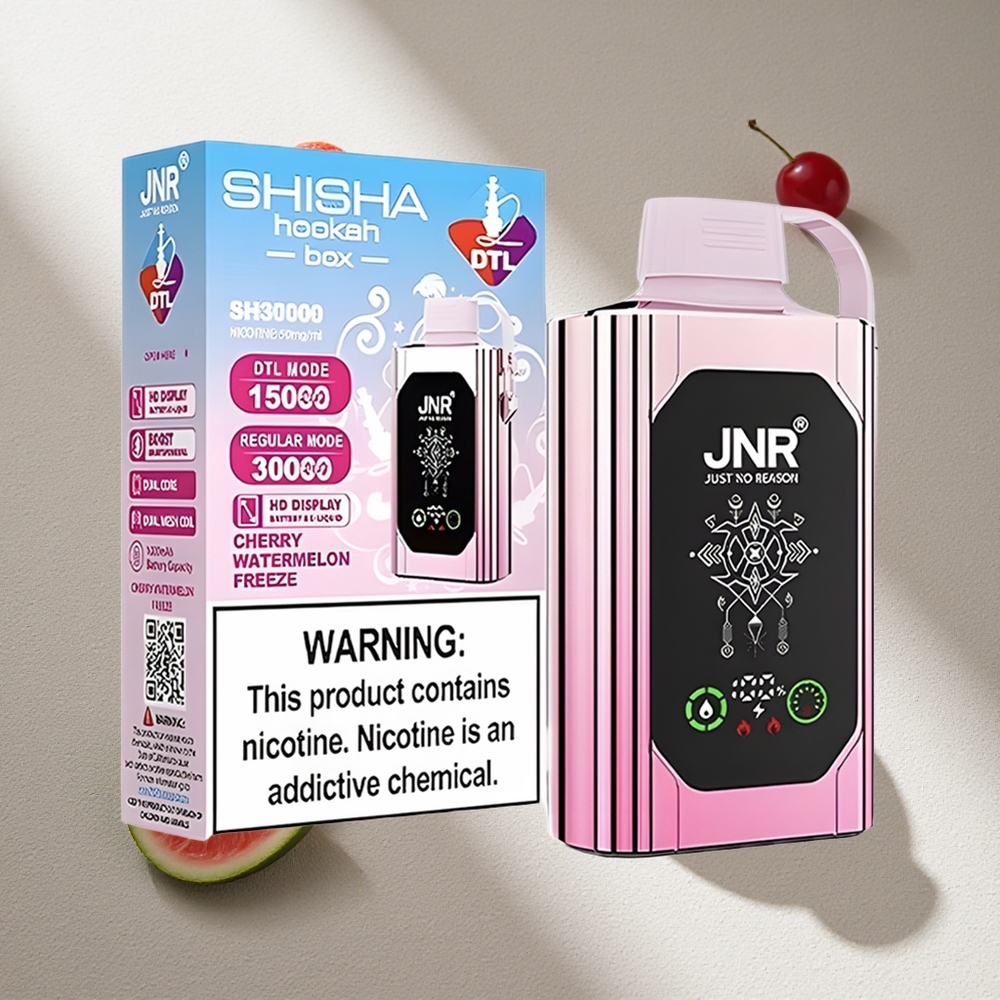 JNR Shisha Hookah Box 20500 Puffs Cereza Sandía Helada Pantalla HD Tipo-C Carga Rápida Argentina wholesale