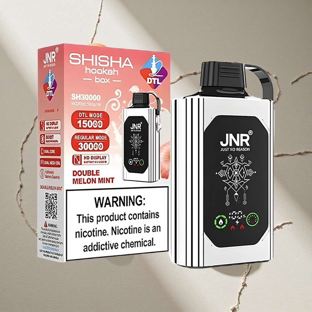 JNR Shisha Hookah Box 20500 Puffs Manzana Doble Pantalla HD 25ml Argentina wholesale