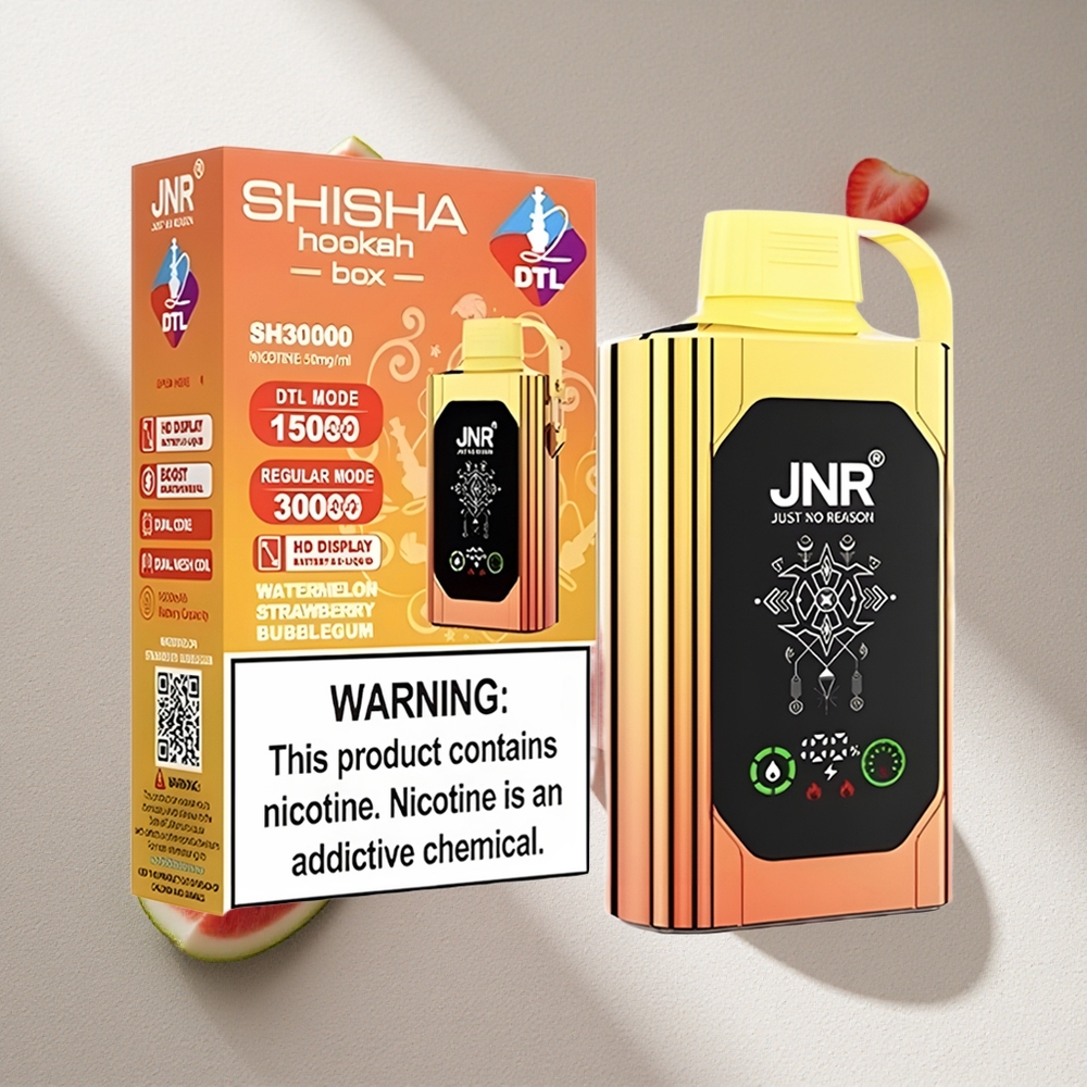 JNR Shisha Hookah Box 20500 Puffs Sandía Fresa Chicle Pantalla HD Carga Rápida Tipo-C Argentina wholesale