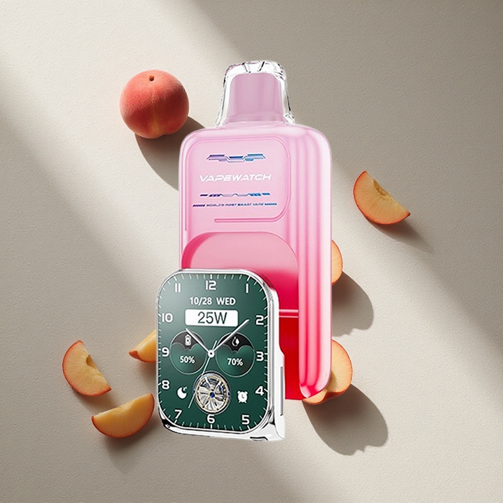 JNR Vape Watch 30000 Puffs Durazno de Georgia 19mL Capacidad de E-líquido Argentina wholesale