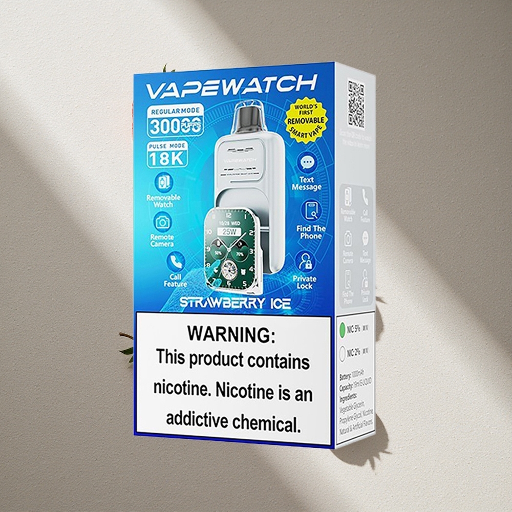 JNR Vape Watch 30000 Puffs Fresa Hielo 1000mAh Batería Argentina wholesale