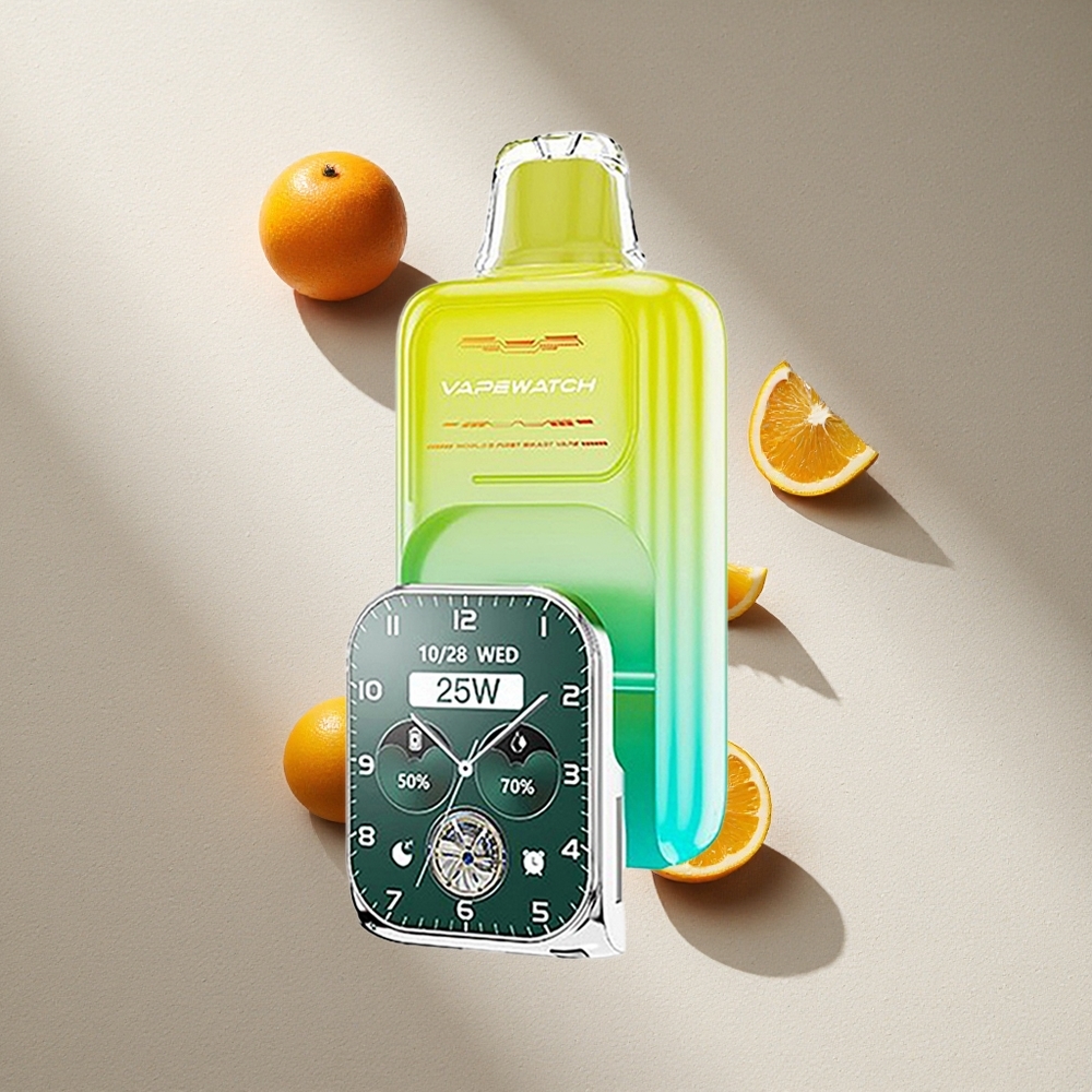 JNR Vape Watch 30000 Puffs Naranja Mango 19mL Capacidad de E-líquido Argentina wholesale