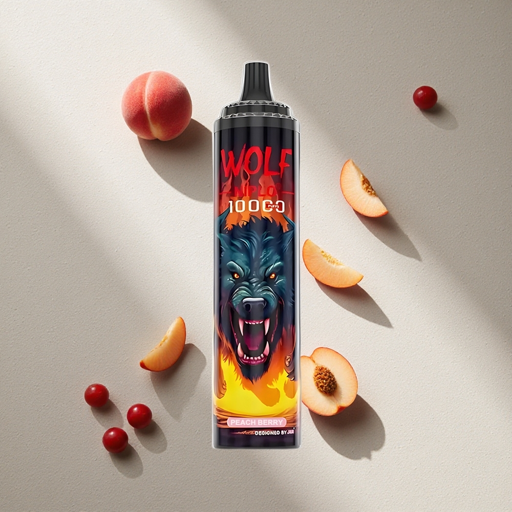 JNR Wolf Niplo 10000 Puffs Durazno Baya 1.0 Ohm 20ml Argentina wholesale