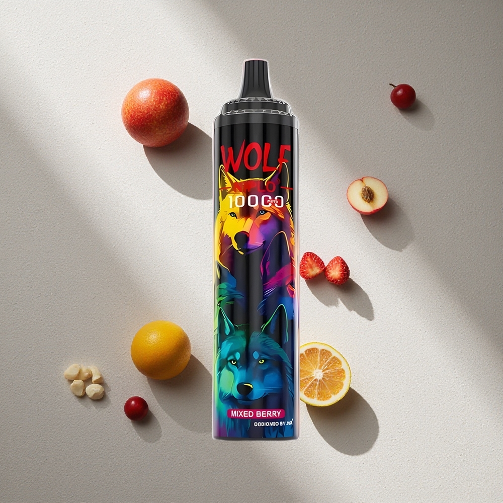 JNR Wolf Niplo 10000 Puffs Frutos Mixtos 20ml Recarga Tipo-C Argentina wholesale