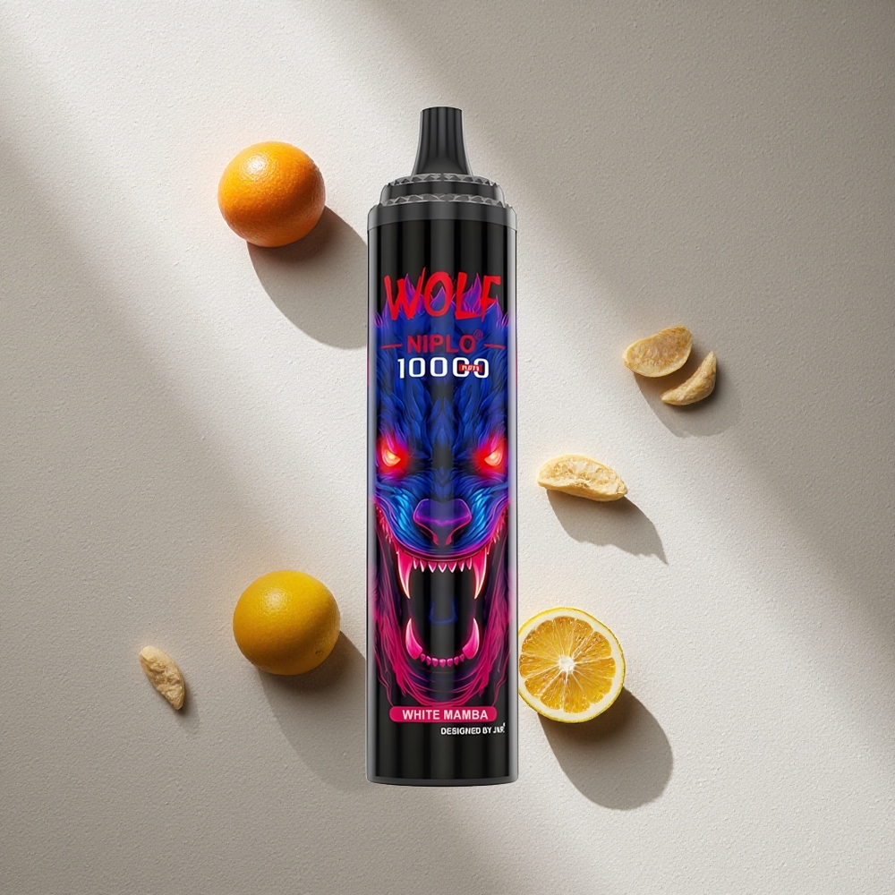 JNR Wolf Niplo 10000 Puffs Mamba Blanca Recarga Rápida Type-C 20ml Argentina wholesale