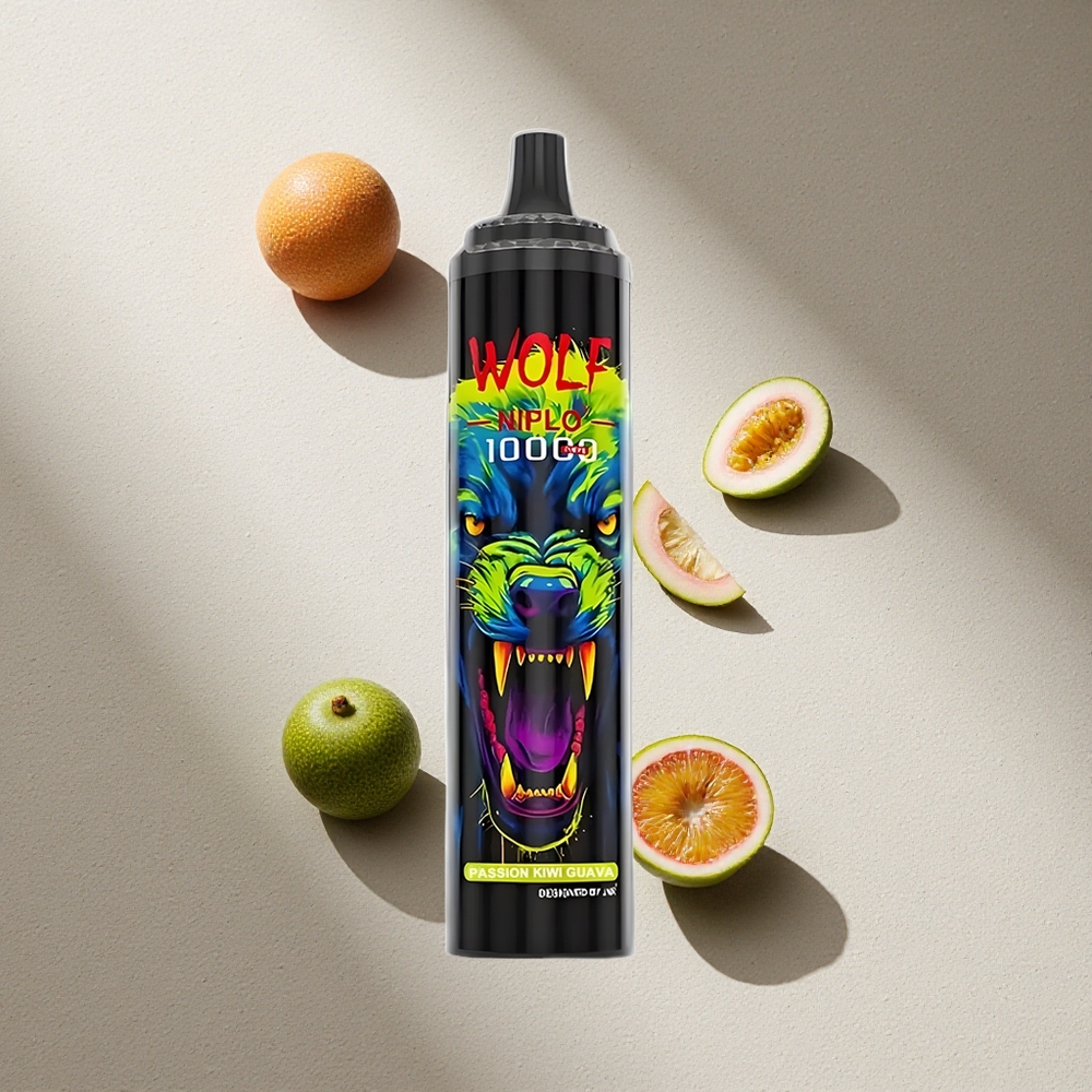 JNR Wolf Niplo 10000 Puffs Pasión Kiwi Guayaba 20ml Recargable Tipo-C Argentina wholesale