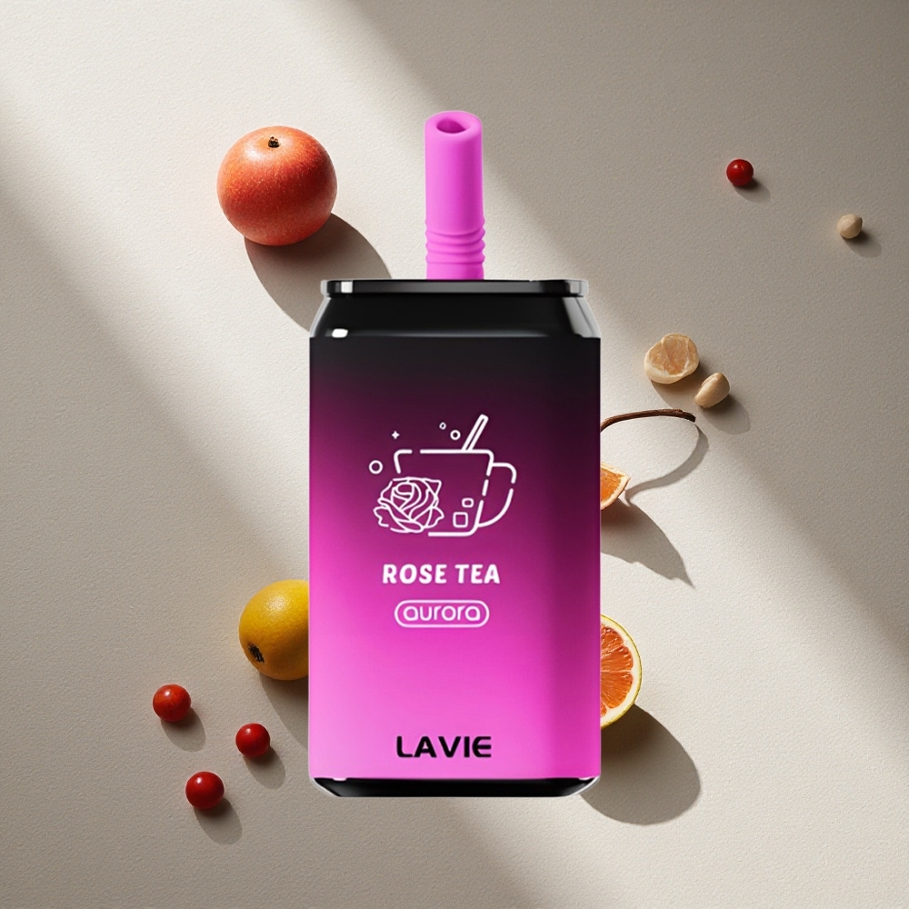 LAVIE Aurora 11000 Puffs Vape Té de Rosa 22ML Recargable Tipo C Argentina wholesale