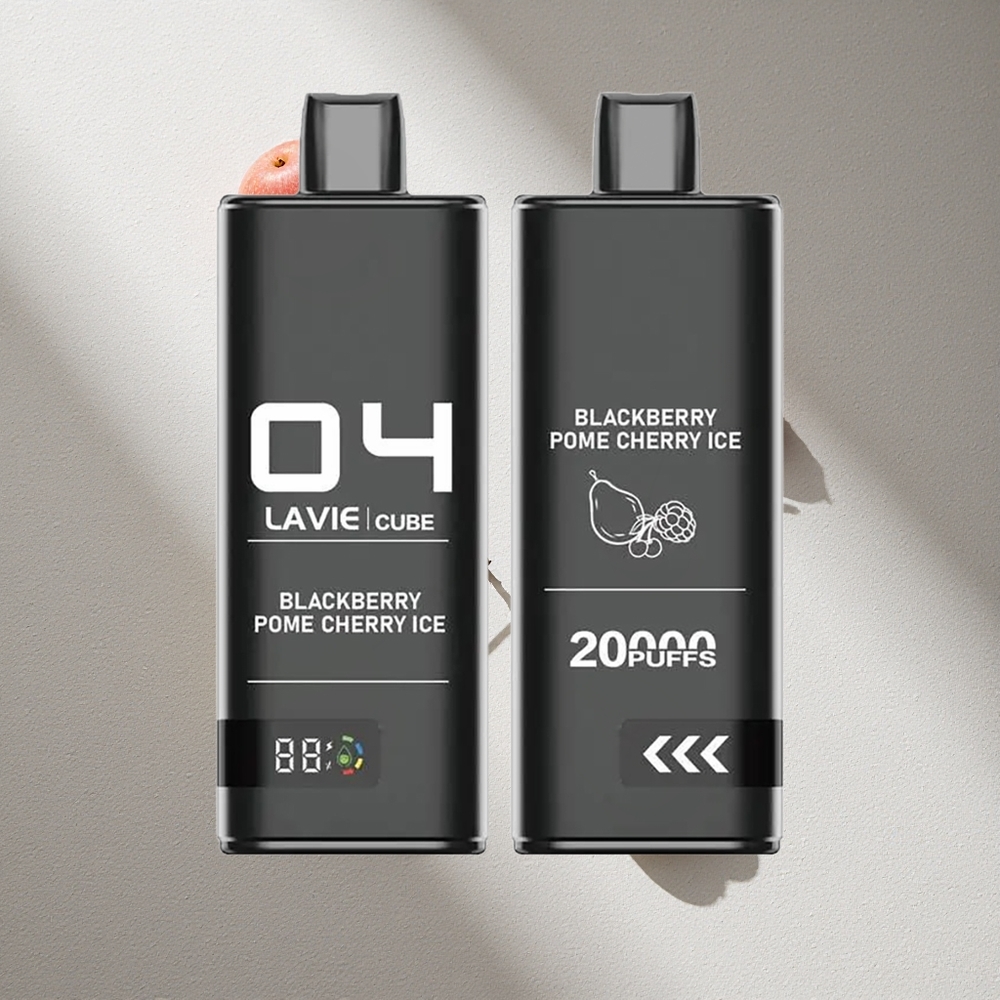 Lavie Cube 20000 Puffs Vape Desechable Zarzamora Granada Cereza Hielo 28ML Argentina wholesale
