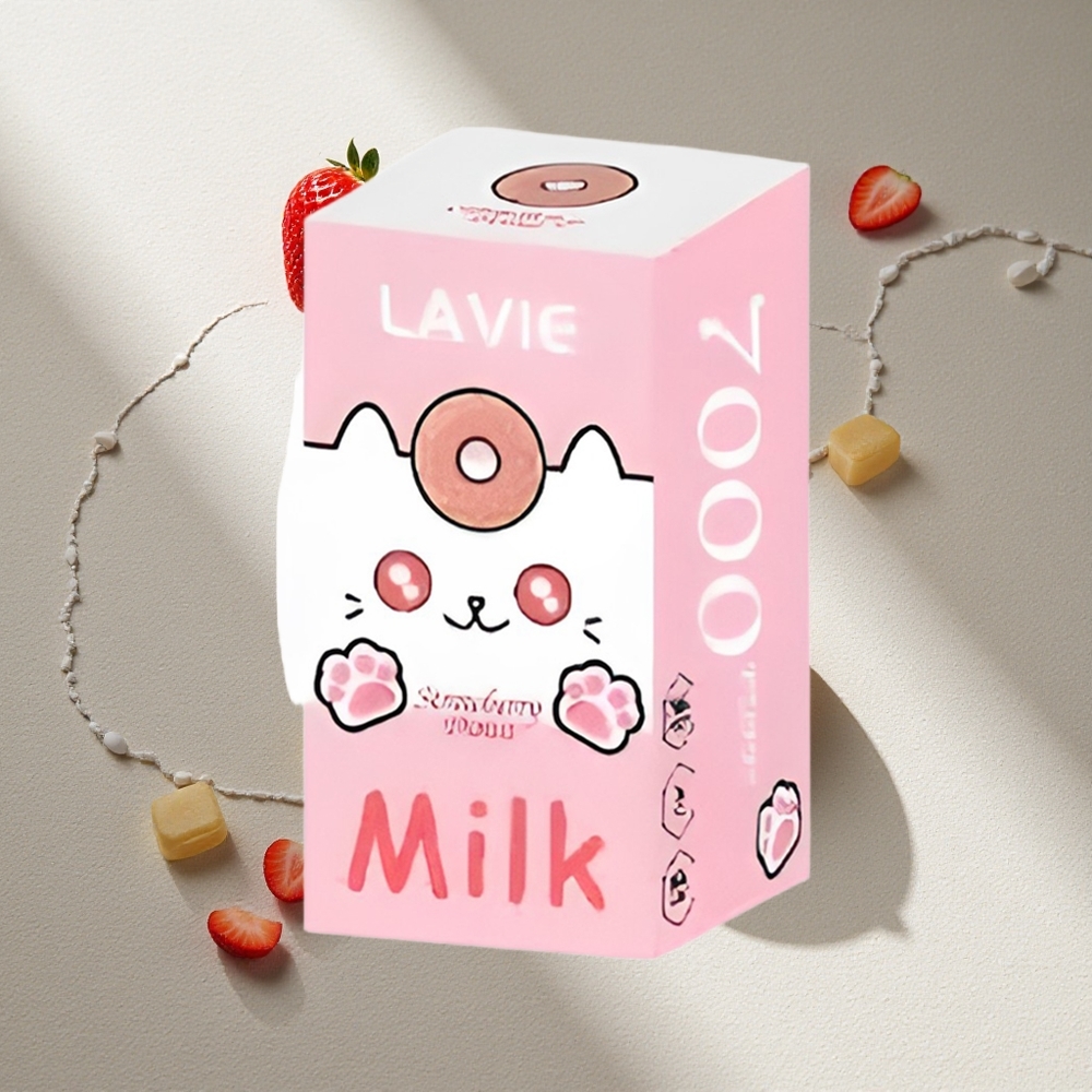 LAVIE Milk 7000 Puffs Donut de Fresa 16ML Recargable Argentina wholesale