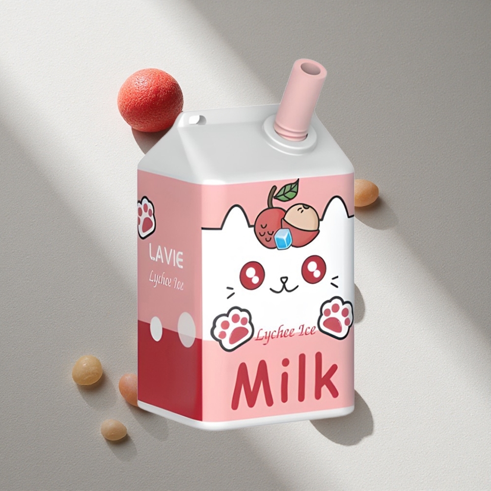 LAVIE Milk 7000 Puffs Lichi Hielo 16ML Recargable Tipo C Argentina wholesale