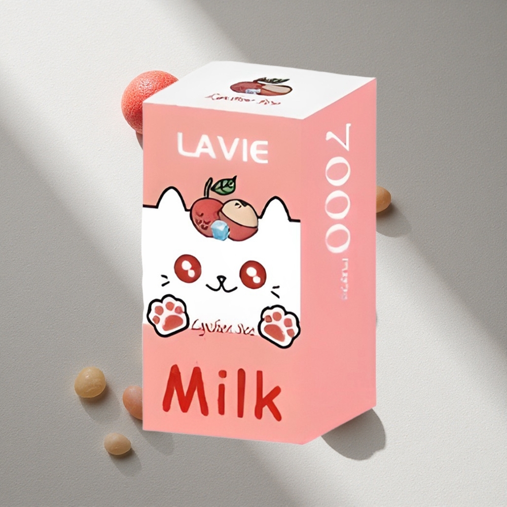 LAVIE Milk 7000 Puffs Lichi Hielo 16ML Recargable Tipo C Argentina wholesale