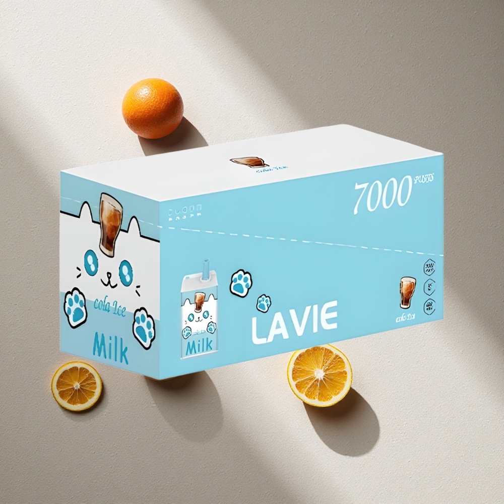 LAVIE Milk 7000 Puffs Vape Cola Helada 16ML Recargable Argentina wholesale