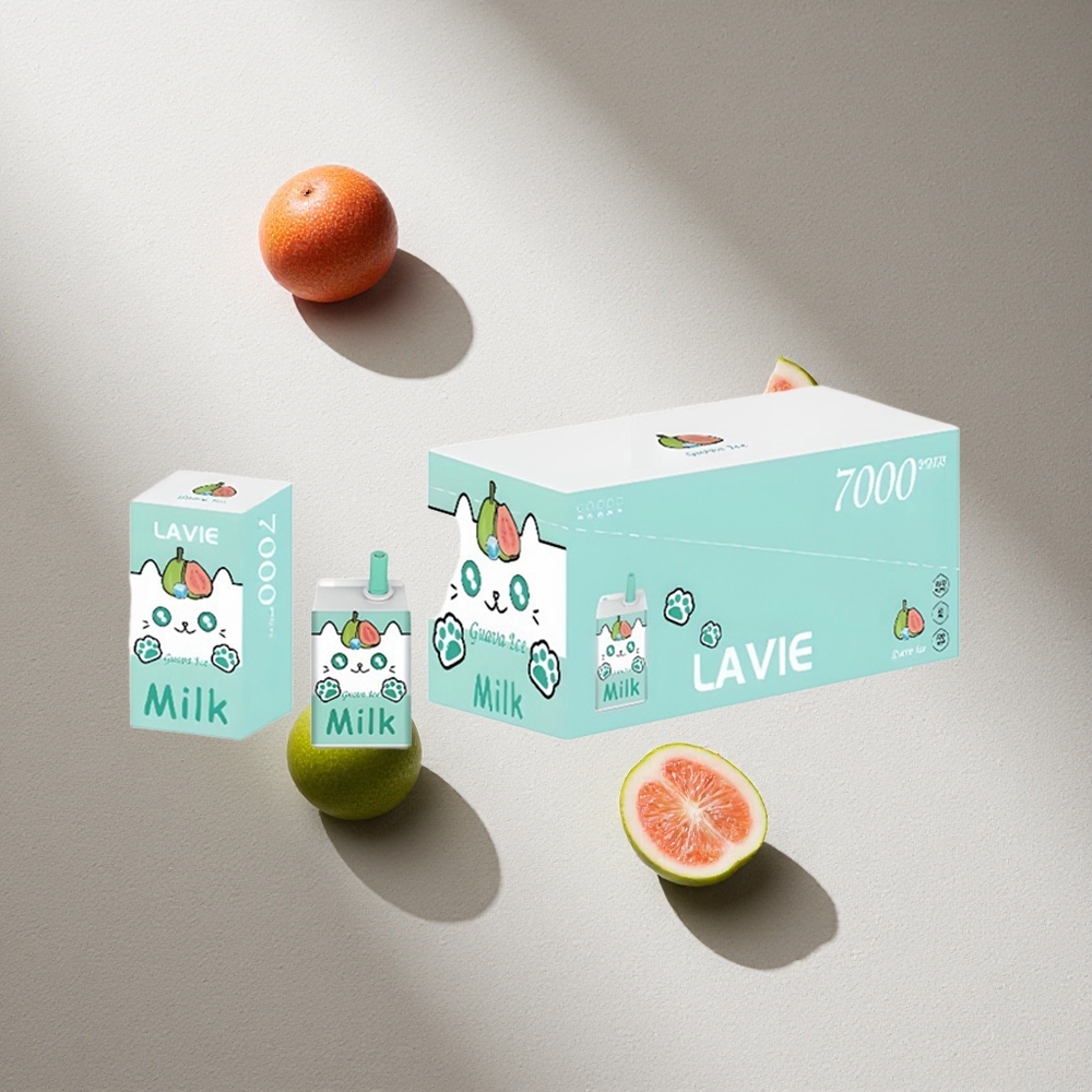 LAVIE Milk 7000 Puffs Vape Desechable Guayaba Helada 16ML Recargable Tipo C Argentina wholesale