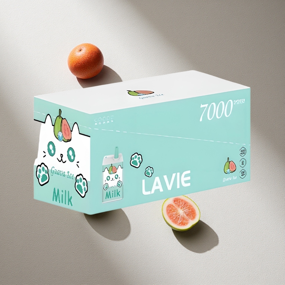 LAVIE Milk 7000 Puffs Vape Desechable Guayaba Helada 16ML Recargable Tipo C Argentina wholesale