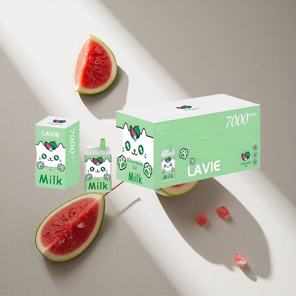 LAVIE Milk 7000 Puffs Vape Sandía Helada 16ML Recargable Argentina wholesale