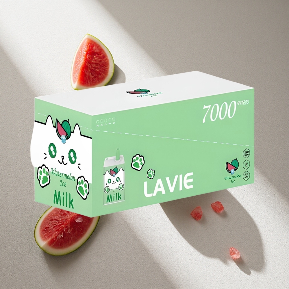 LAVIE Milk 7000 Puffs Vape Sandía Helada 16ML Recargable Argentina wholesale