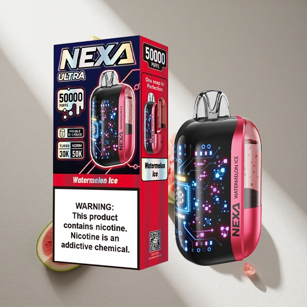 NEXA Ultra 50K Puffs Vape Sandía Hielo 20ml Capacidad Argentina wholesale