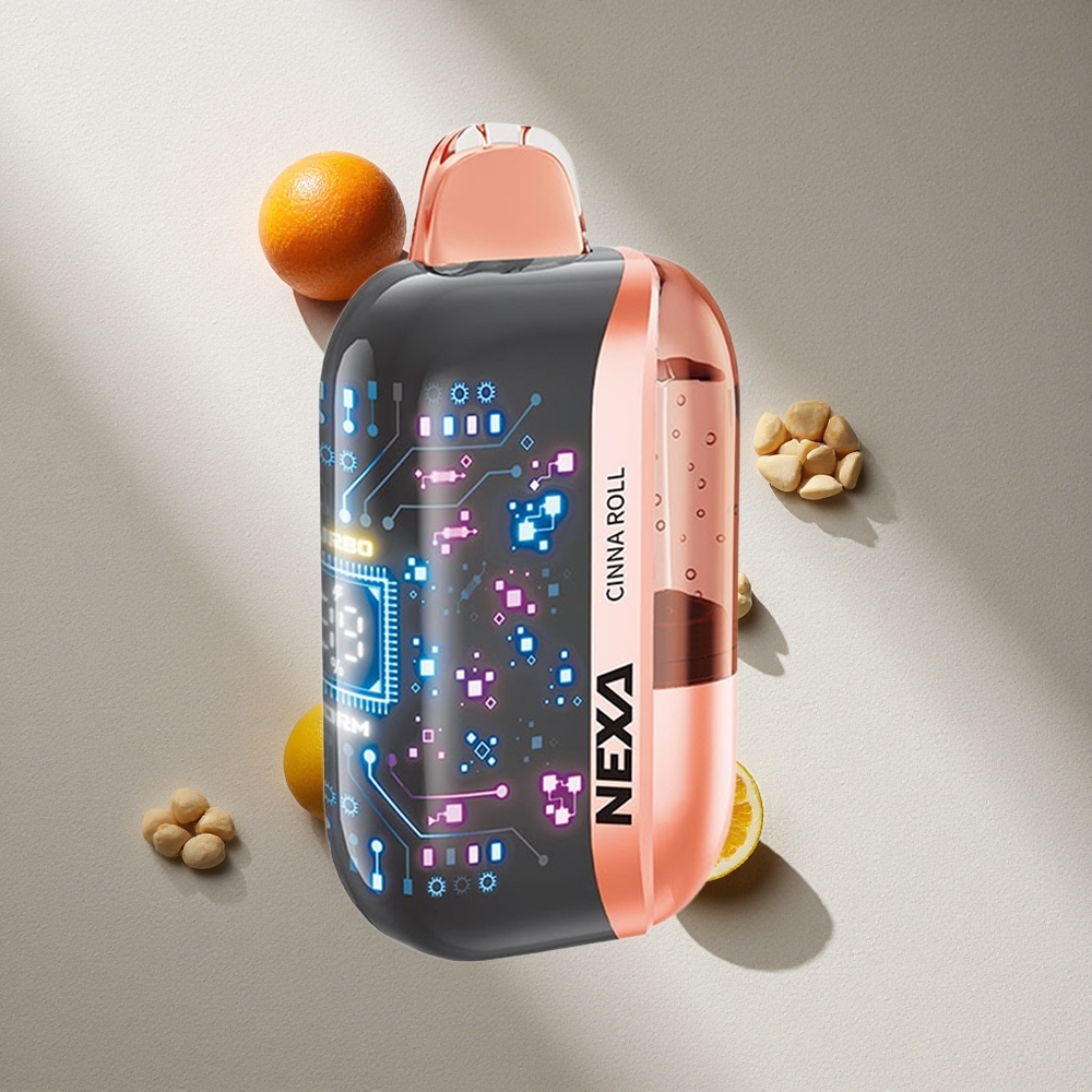 NEXA Ultra 50K Vape Desechable 50000 Puffs Canela Rollo Pantalla Curva 3D Argentina wholesale