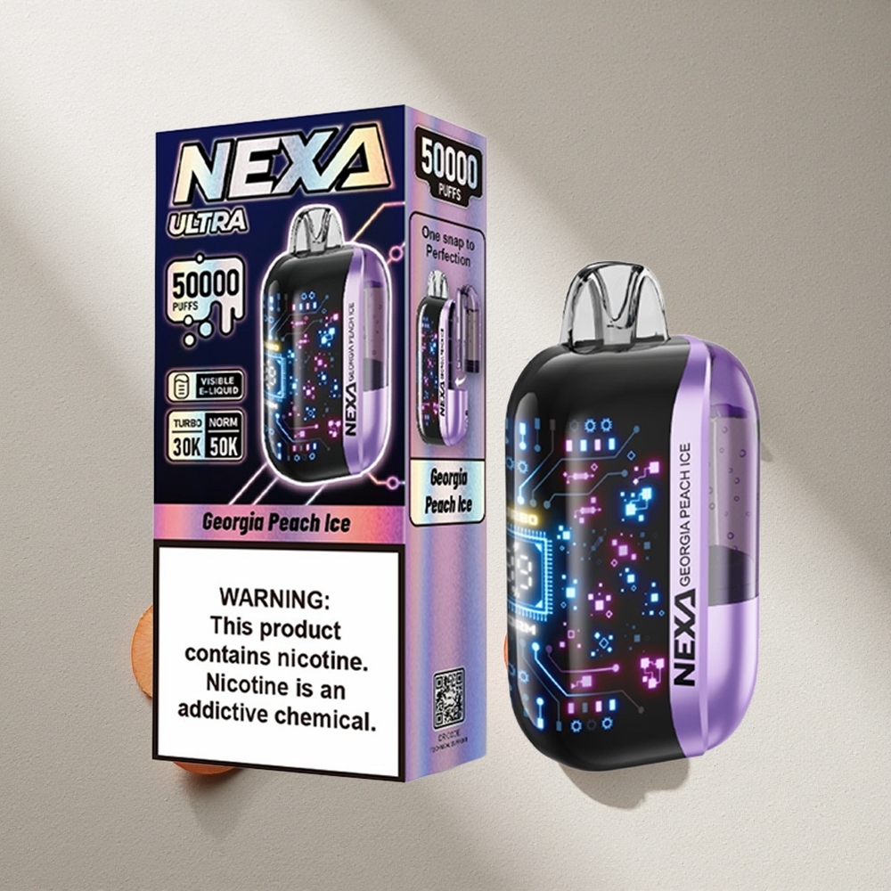 NEXA Ultra 50K Vape Desechable 50000 Puffs Durazno de Georgia Helado 20ml Capacidad Prellenada Argentina wholesale