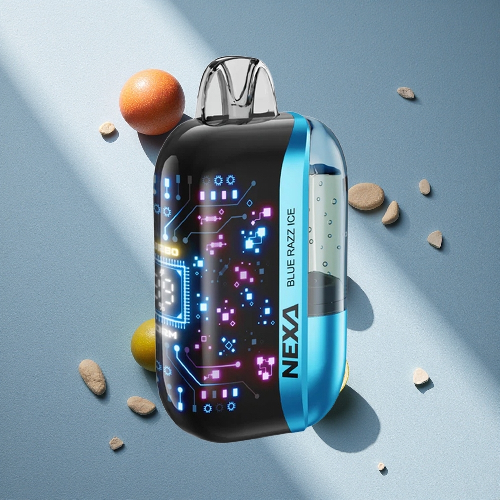 NEXA Ultra 50K Vape Desechable Blue Razz Ice 20ml Capacidad Precargada 800mah Batería Argentina wholesale