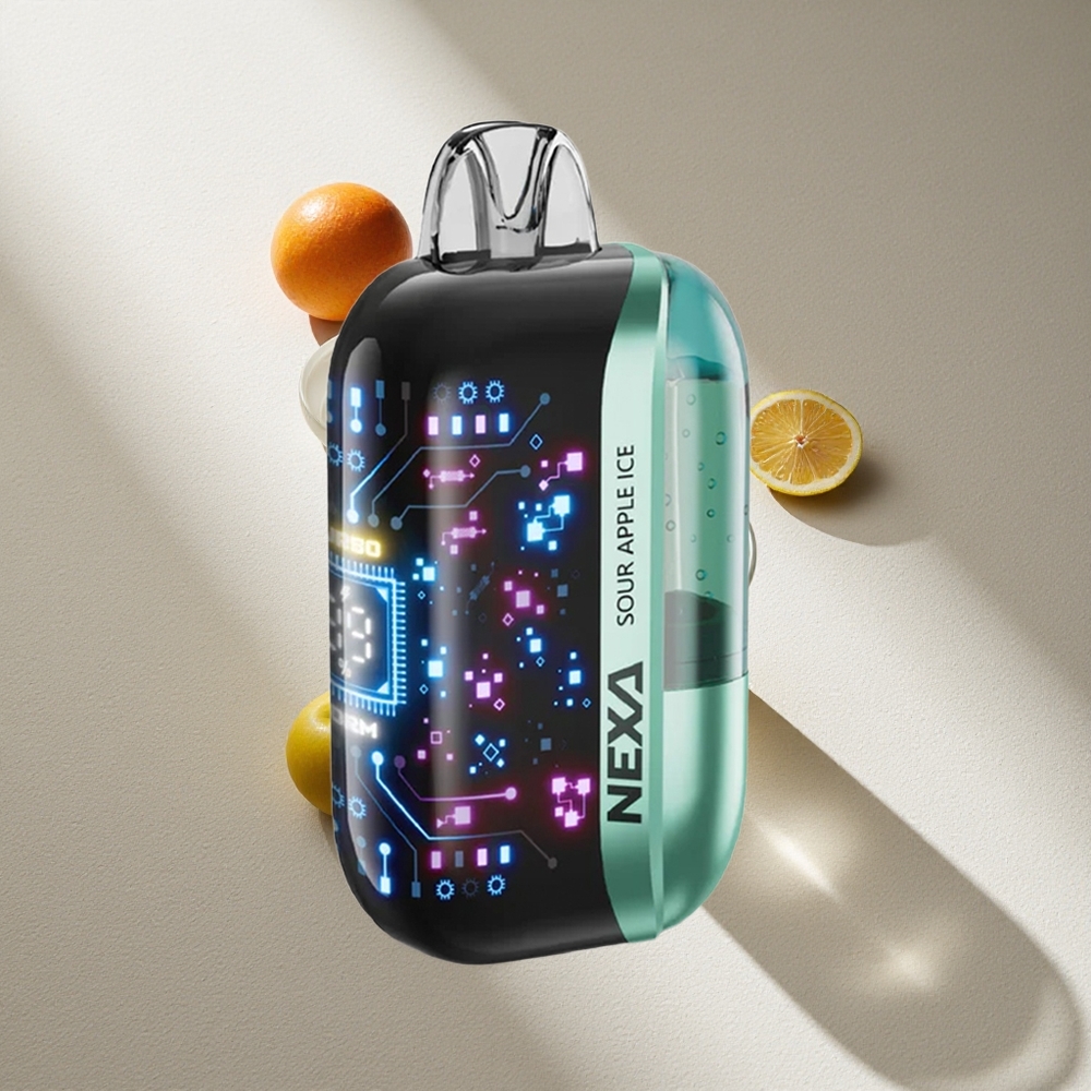 NEXA Ultra 50K Vape Desechable Manzana Ácida Hielo 20ml Capacidad Prellenada Argentina wholesale