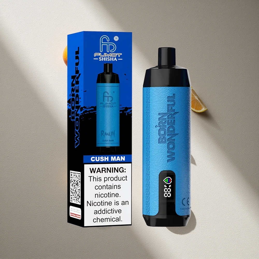 RandM Fumot Shisha 10000 Puffs Cush Man Sabor Frutal con Indicador LED y Tipo-C Argentina wholesale