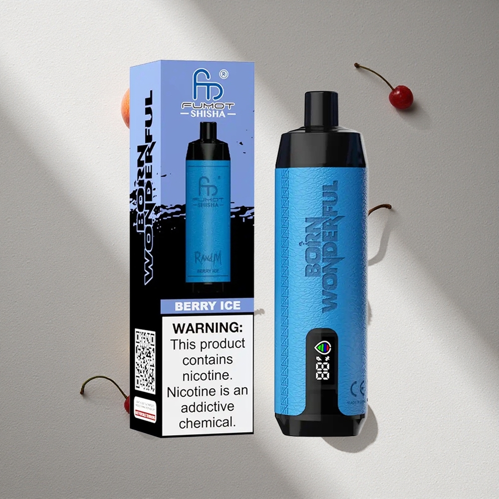 RandM Fumot Shisha 10000 Puffs E-Líquido Prellenado 18ml Berry Ice Argentina wholesale