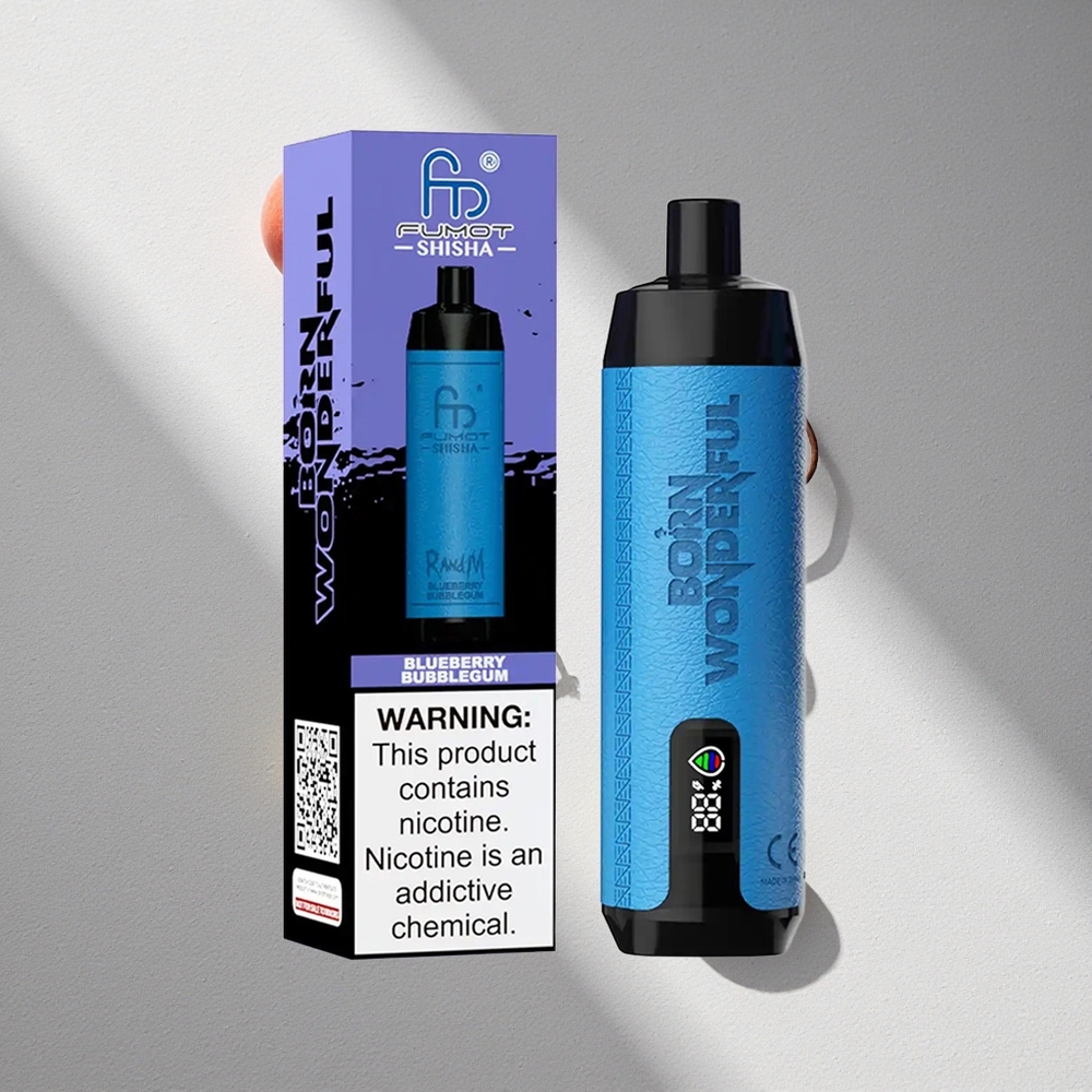 RandM Fumot Shisha 10000 Puffs E-Líquido Prellenado 18ml Chicle Arándano Azul Argentina wholesale